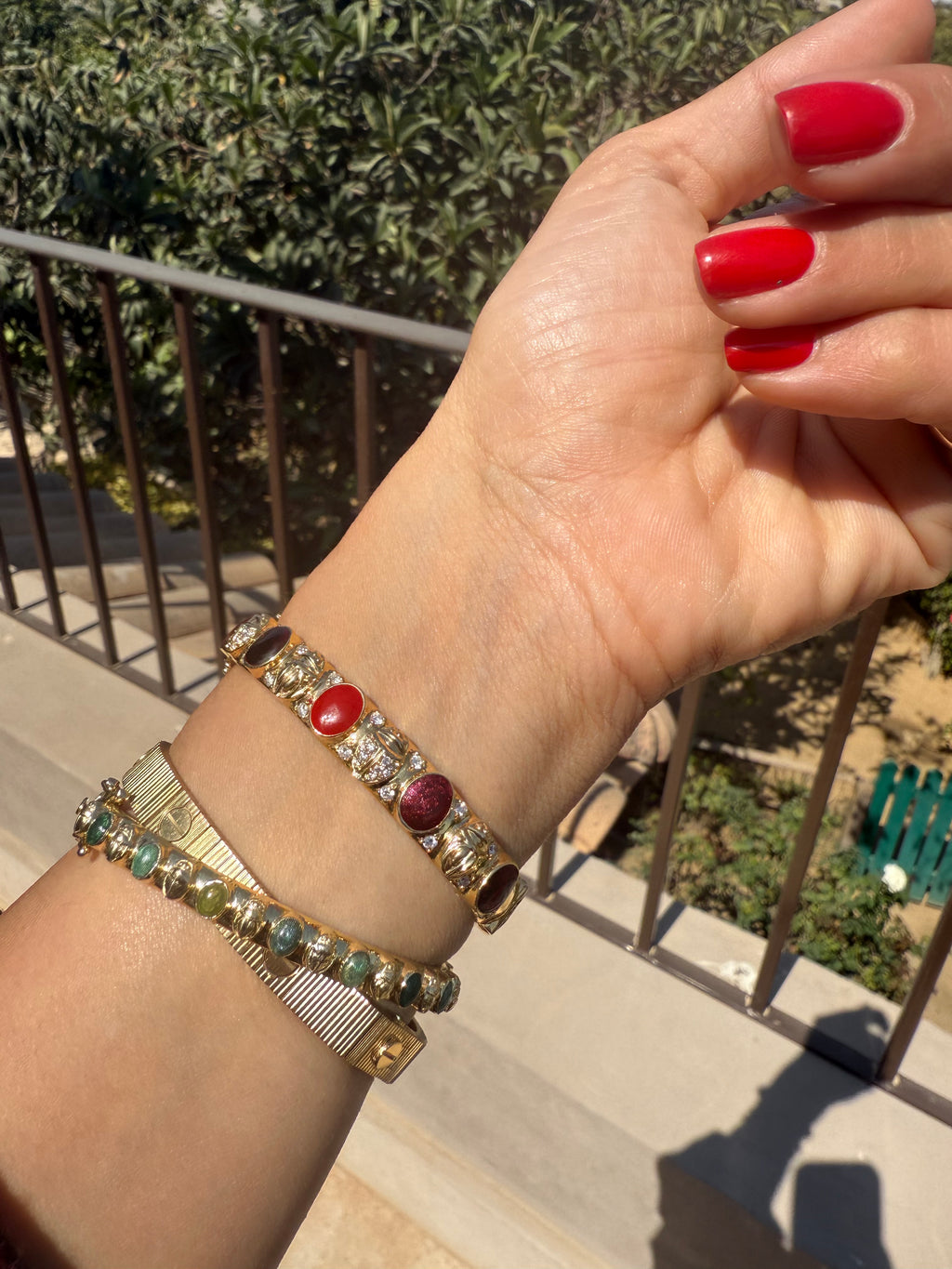 Scarab Bangle