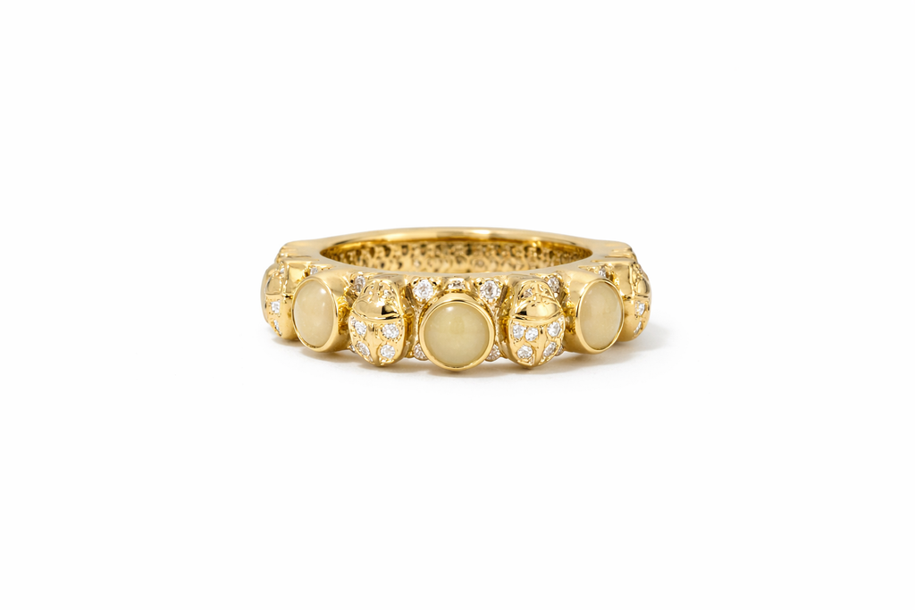 The Scarab Ring pinky
